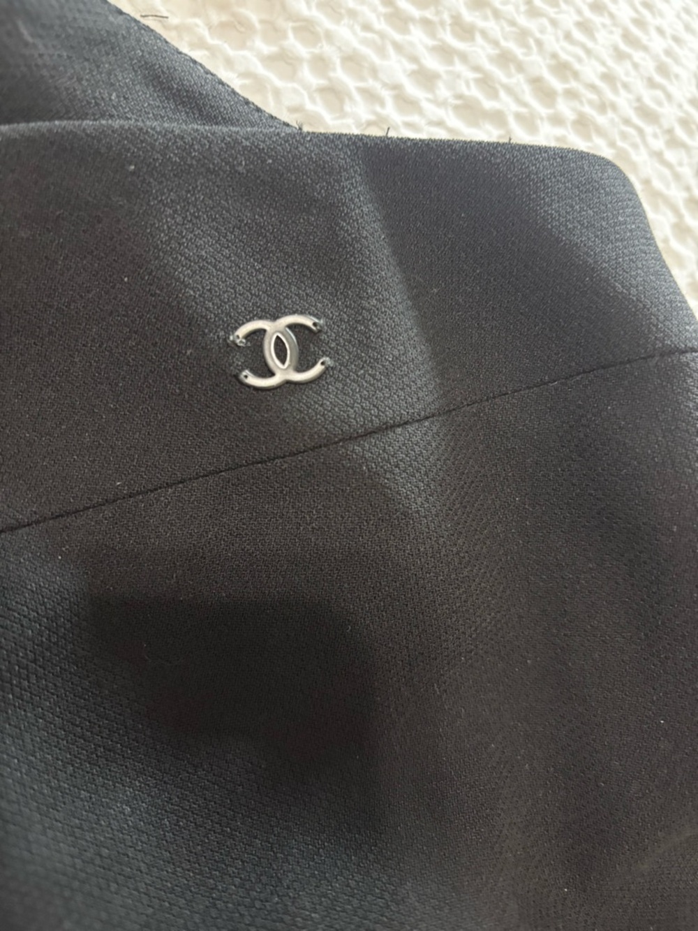 Chanel Black Women's Skirt - Classic A-Line size 44